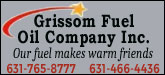 Grissom Fuel Oil Company Inc. Sponsorship Banner
